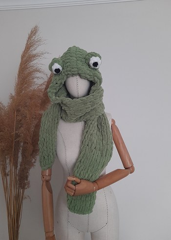 puffy kurbağa balaclava her yaş için uygundur - Görsel 2