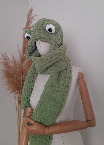 puffy kurbağa balaclava her yaş için uygundur - Görsel 3