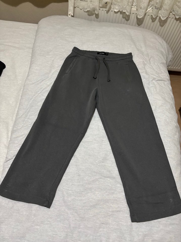 Pull&Bear Antrasit Gri Eşofman Altı - Görsel 3