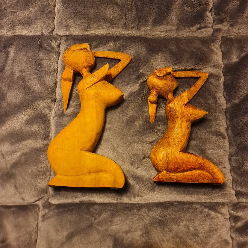 G6 Collection Ahşap El Yapımı Soyut nu Heykel - Görsel 2