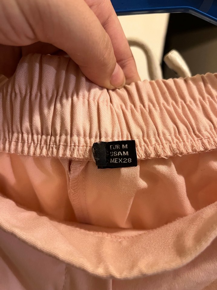 Pembe Pilili Kadın Mini Şort - Görsel 3