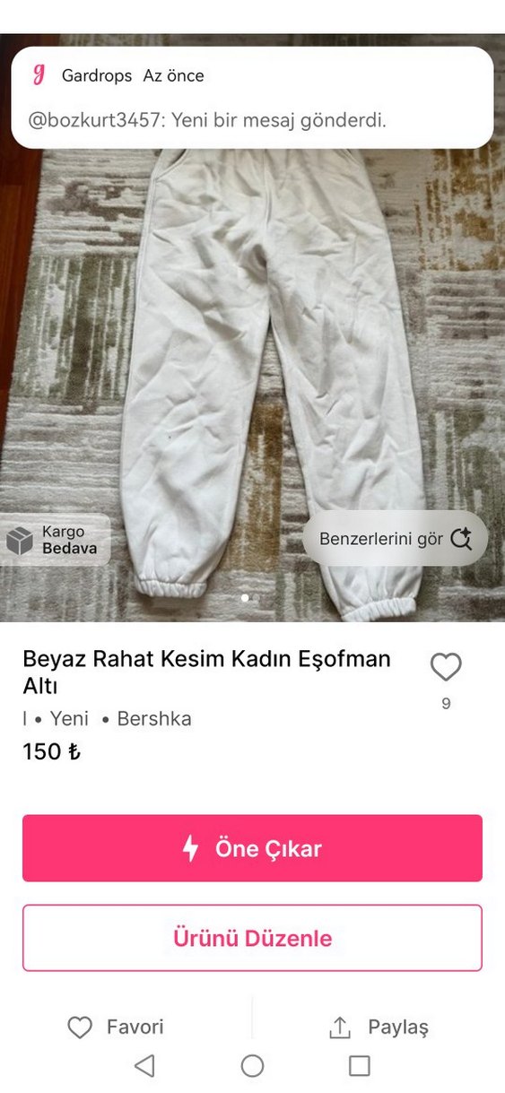 Beyaz Kadın Spor Ayakkabı Platform Topuklu - Görsel 2