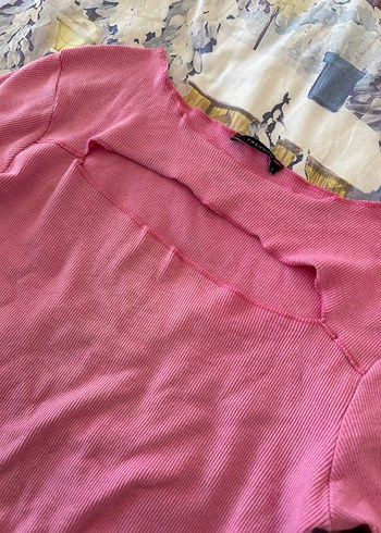 Pembe Bohem Uzun Kollu Kız Bluzu - Görsel 3