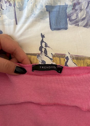 Pembe Bohem Uzun Kollu Kız Bluzu - Görsel 2