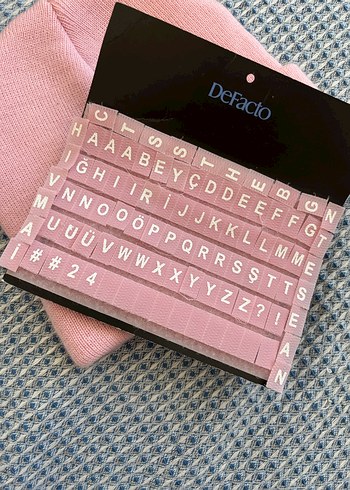 DeFacto Pembe Örgü Kadın Bere - Görsel 2