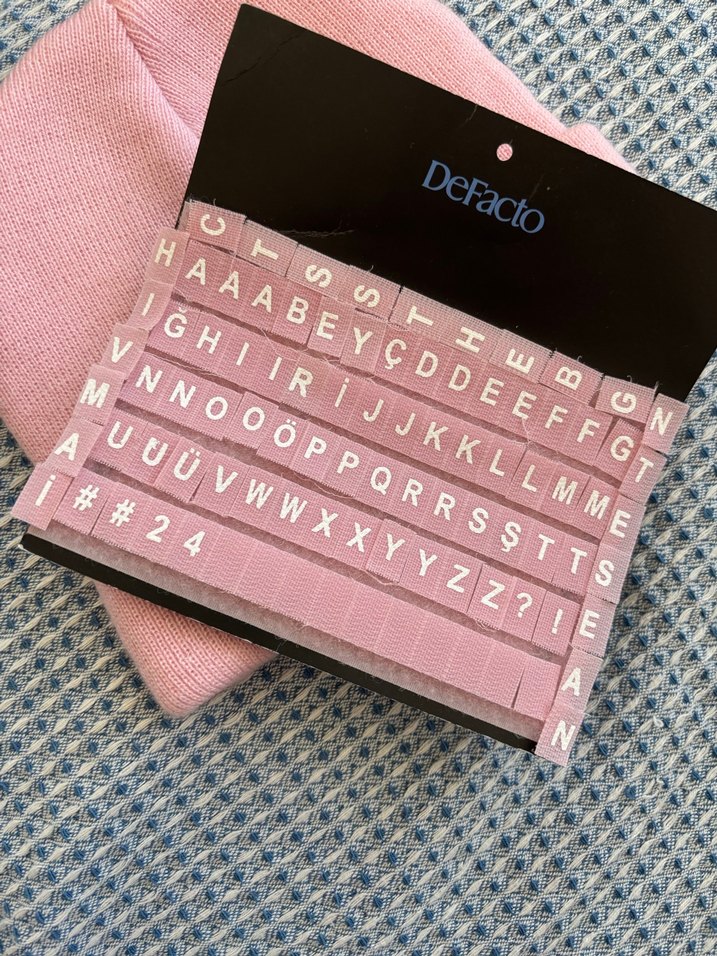 DeFacto Pembe Örgü Kadın Bere - Görsel 2