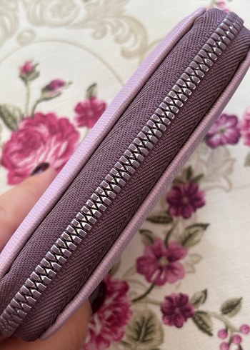 Fermuarlı Lavanta Mor Kadın Cüzdanı - Görsel 4