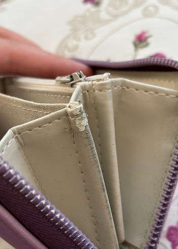 Fermuarlı Lavanta Mor Kadın Cüzdanı - Görsel 8