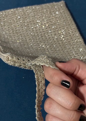 Gold simli Kadın Portföy Çanta - Görsel 3