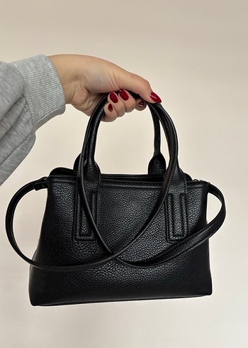 Stradivarius sert tote çanta - Görsel 2