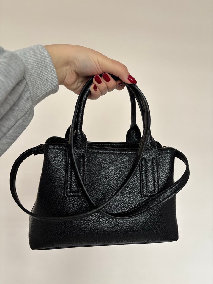 Stradivarius sert tote çanta - Görsel 2