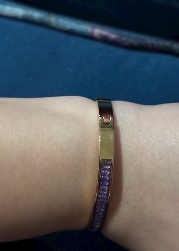 Mor taşlı Kadın Bileklik - Görsel 5