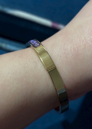 Mor taşlı Kadın Bileklik - Görsel 4