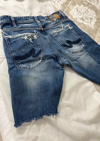 Erkek kot şort - Görsel 5