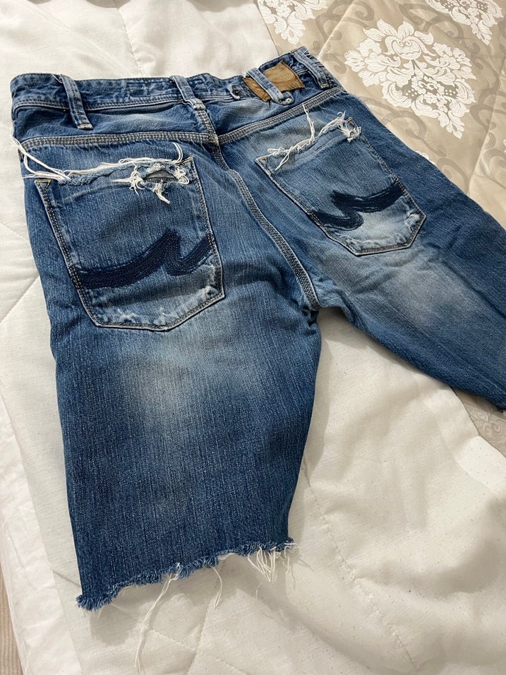 Erkek kot şort - Görsel 5