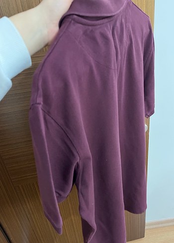 Mor Kısa Kollu Polo Tişört - Görsel 7