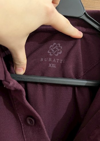 Mor Kısa Kollu Polo Tişört - Görsel 6