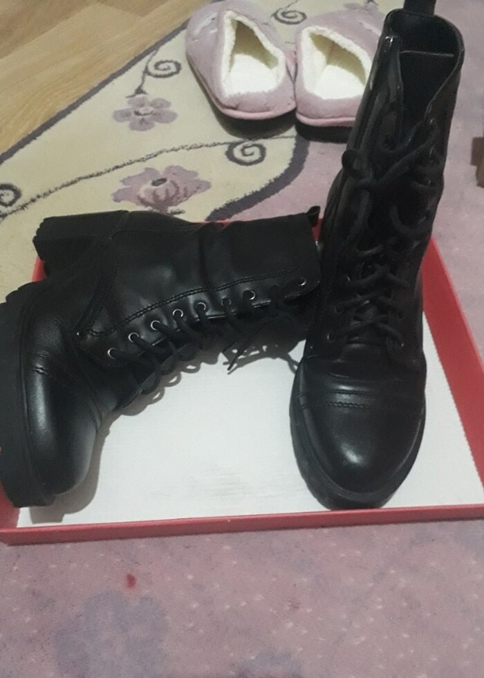 Kadın kalın topuk bot - Görsel 2