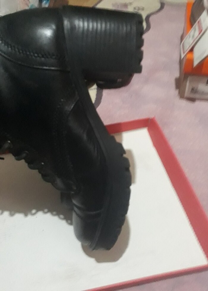 Kadın kalın topuk bot - Görsel 4