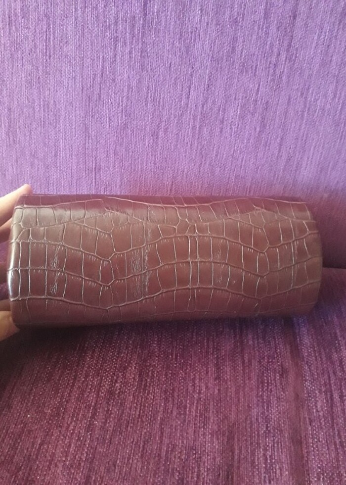 Deri makyaj çantası  - Görsel 4