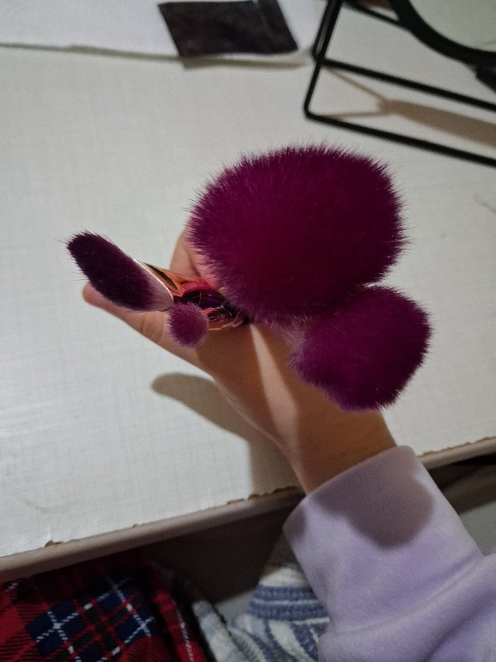 Renkli Denizkızı Makyaj Fırça Seti - Görsel 2