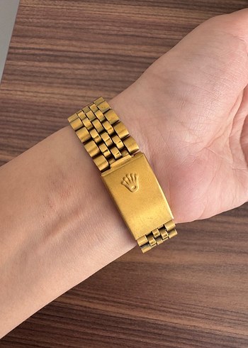 Altın Renkli Klasik kadın saat - Görsel 3