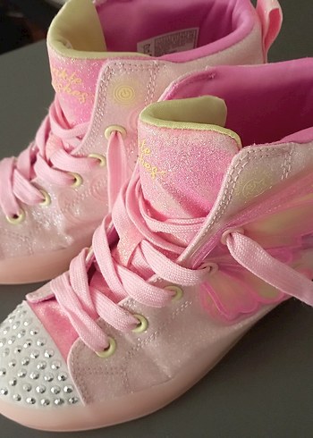Skechers Pembe Parlak Kız Çocuk Spor Ayakkabı