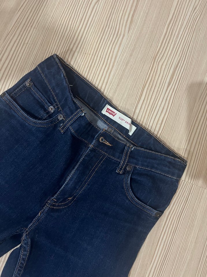 Levis kadın  Koyu Mavi Denim Pantolon — görsel 2/6