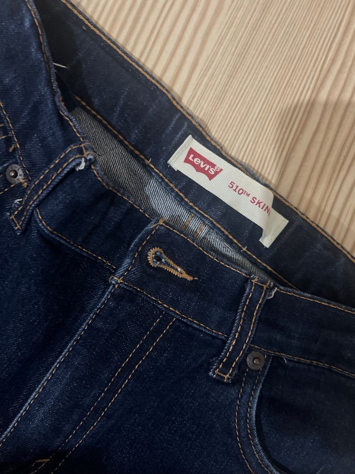 Levis kadın  Koyu Mavi Denim Pantolon — görsel 3/6