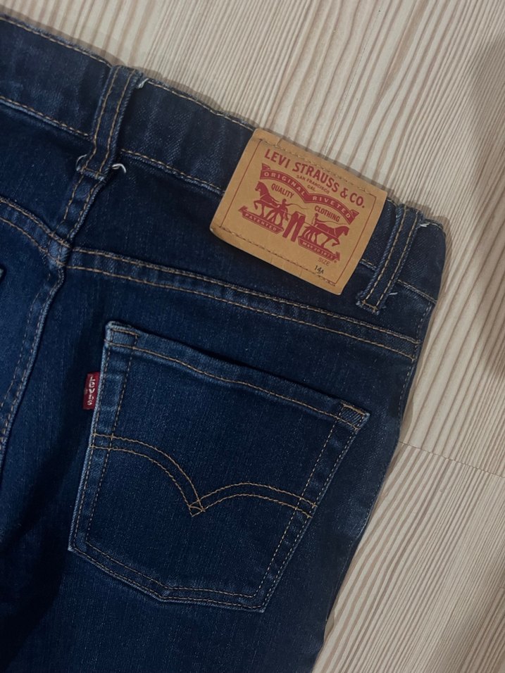 Levis kadın  Koyu Mavi Denim Pantolon — görsel 4/6