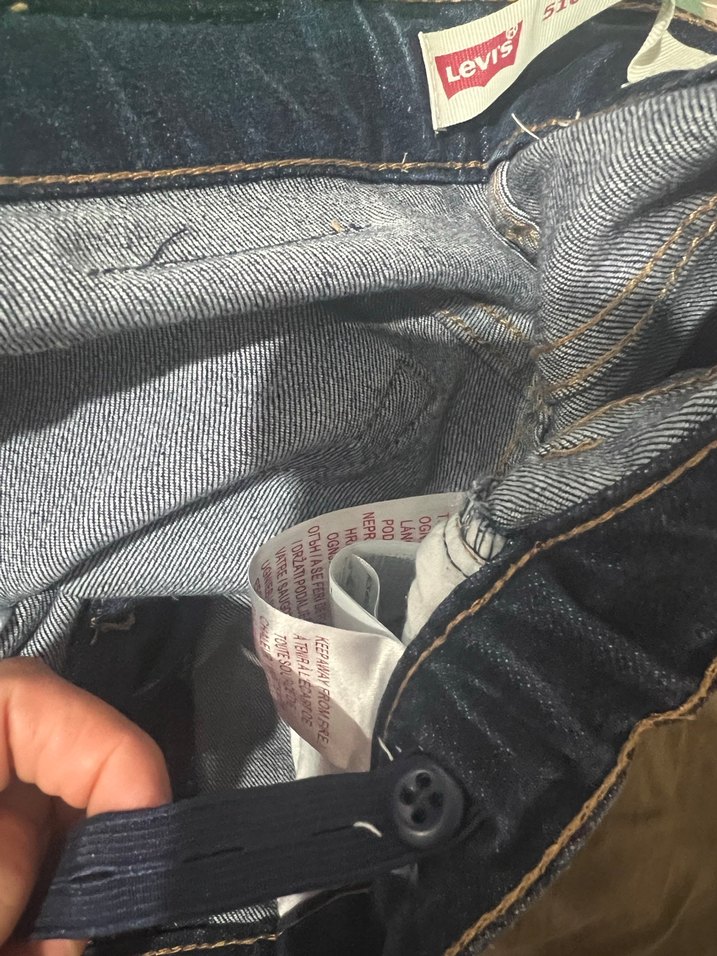 Levis kadın  Koyu Mavi Denim Pantolon — görsel 5/6
