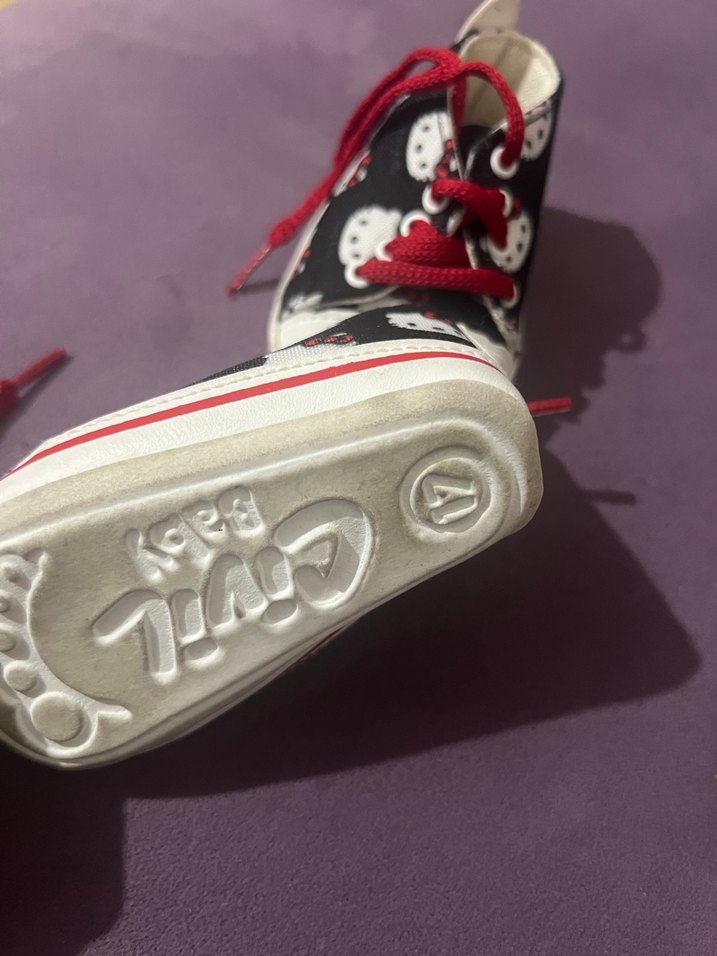 Renkli Punk Tarzı Erkek Bebek Ayakkabısı - Görsel 3