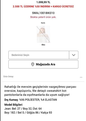 Koton Kapüşonlu Sweatshirt - Görsel 6