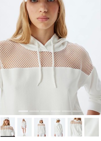Koton Kapüşonlu Sweatshirt - Görsel 7