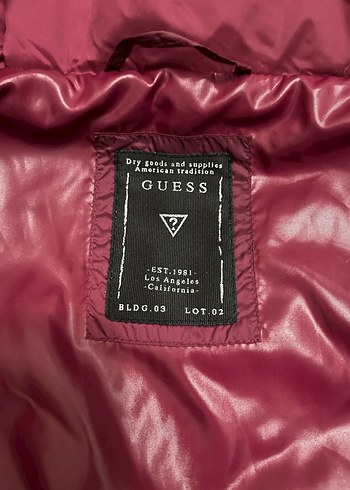 Bordo Fermuarlı Kadın Kışlık Mont - Görsel 3