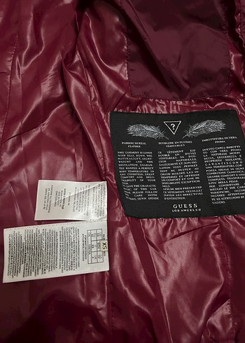 Bordo Fermuarlı Kadın Kışlık Mont - Görsel 4