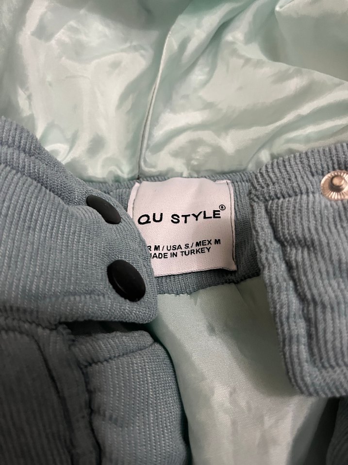 Bebe Mavisi Midi Kapüşonlu Kışlık Mont - Görsel 4