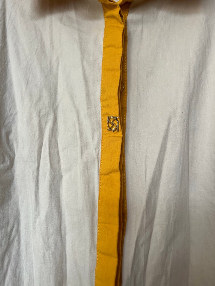 Düğmeli, Uzun Kollu Kadın Gömlek - Görsel 3