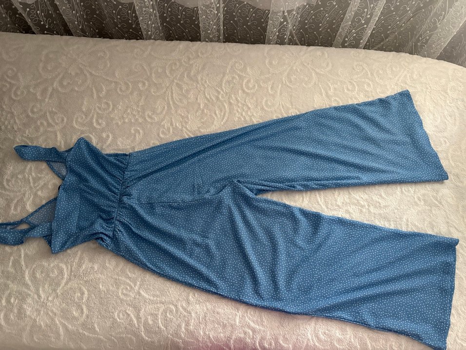 Kadın Mavi Tulum - Görsel 2