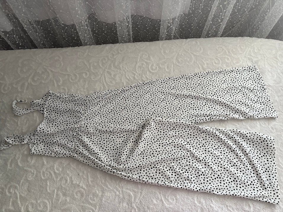 Puantiye Desenli Kadın tulum - Görsel 2