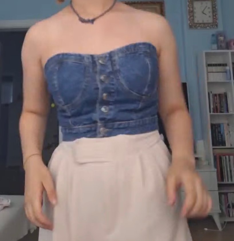 Crop lacivert - Görsel 4