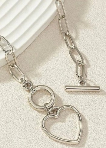 Uzun Zincir Detaylı Kadın Kolye - Görsel 2