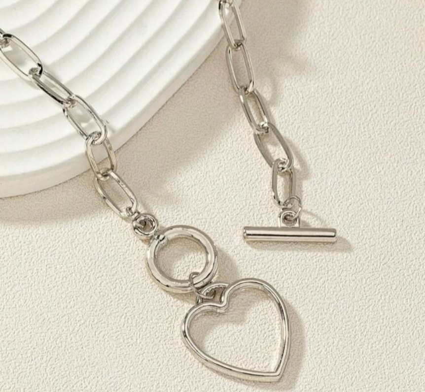 Uzun Zincir Detaylı Kadın Kolye - Görsel 2