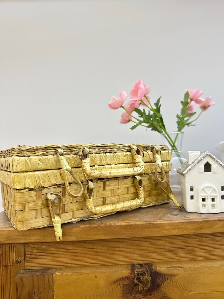 İthal Vintage sepet - Görsel 4