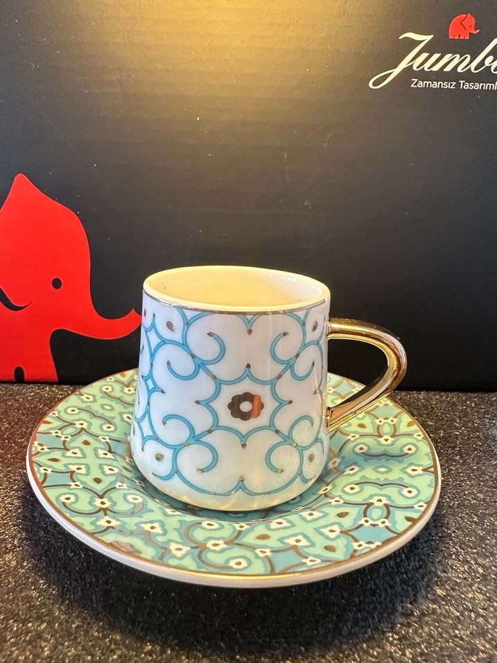 Jumbo 1 kişilik fincan takımı - Görsel 3