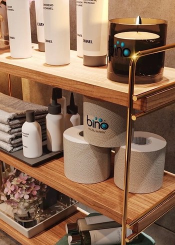 Dekoratif raf kitaplık banyo rafı baharatlık - Görsel 2