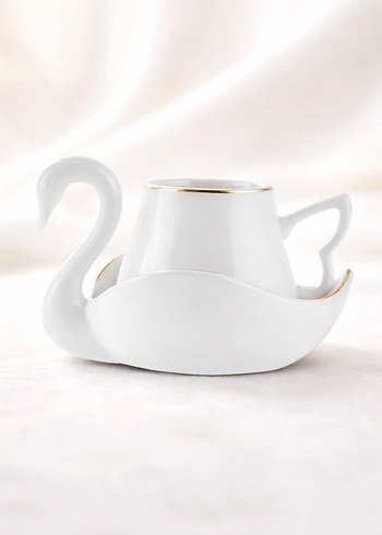 Karaca kuğu 2 kişilik fincan takımı - Görsel 2