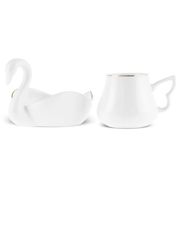 Karaca kuğu 2 kişilik fincan takımı - Görsel 5