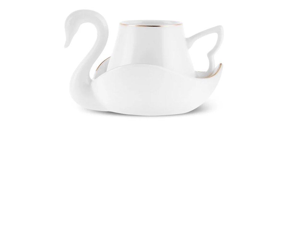 Karaca kuğu 2 kişilik fincan takımı - Görsel 3