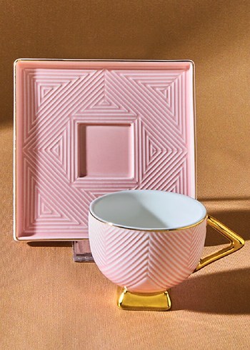 Karaca art deco 2 kişilik fincan takımı - Görsel 2